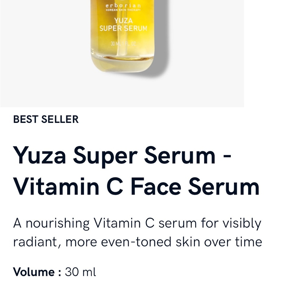 NIB erborian korean skin set (3) Yuza double lotion, super serum, sorbet $138 - Picture 8 of 10